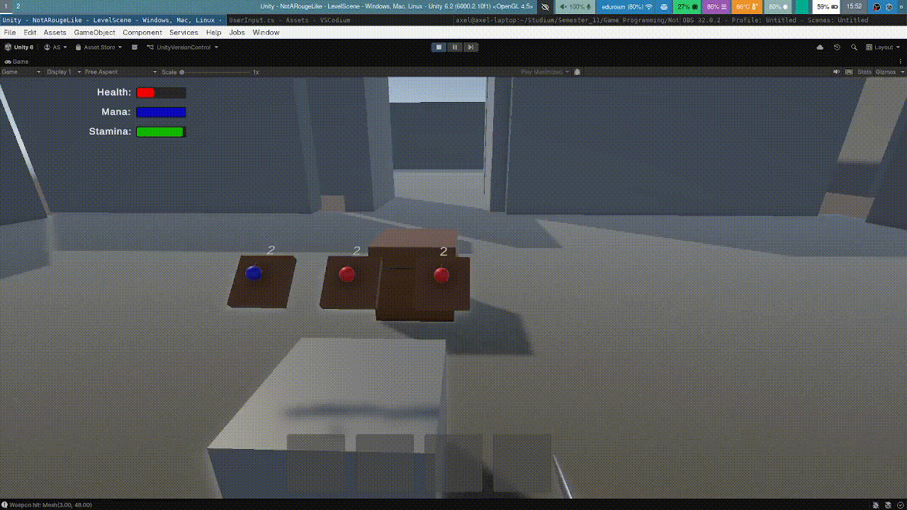 Item hotbar and shop interaction