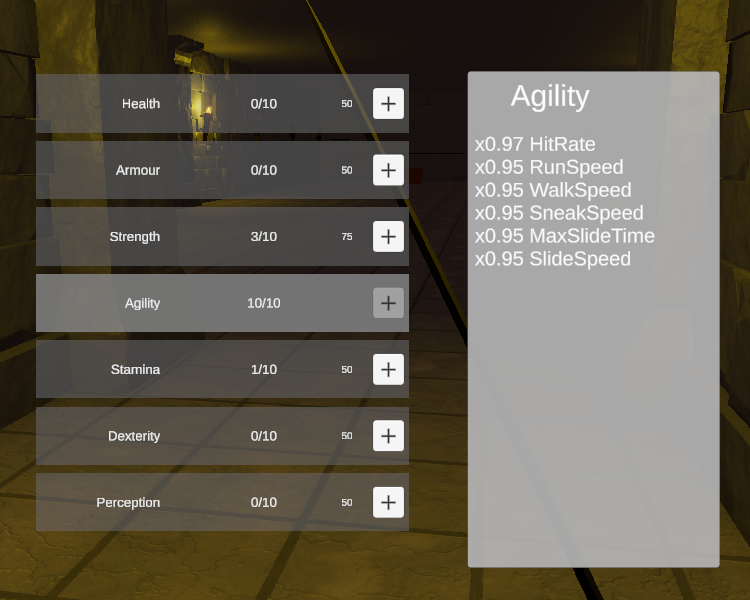 preview of upgrade effects